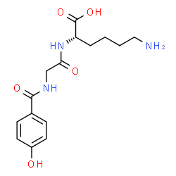 4-hydroxybenzoylglycyllysine结构式