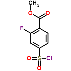 Methyl 4-(chlorosulfonyl)-2-fluorobenzoate picture