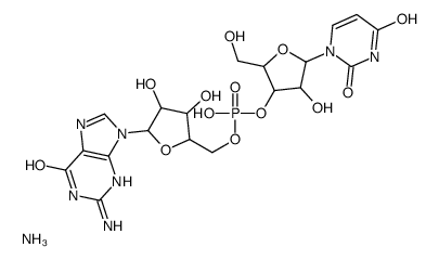 URIDYLYL(3'-5')GUANOSINE AMMONIUM Structure