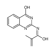 2-methyl-N-(4-oxo-1H-quinazolin-2-yl)prop-2-enamide结构式