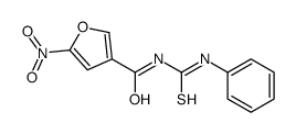 5-nitro-N-(phenylcarbamothioyl)furan-3-carboxamide Structure