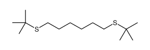 1,6-bis(tert-butylsulfanyl)hexane Structure