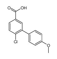 4-chloro-3-(4-methoxyphenyl)benzoic acid Structure