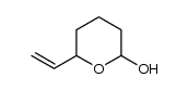 tetrahydro-6-vinyl-2H-pyran-2-ol Structure