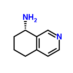 (8S)-5,6,7,8-Tetrahydro-8-isoquinolinamine Structure