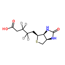 rel-Biotin-d4 structure