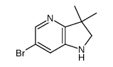 6-bromo-3,3-dimethyl-2,3-dihydro-1H-pyrrolo[3,2-b]pyridine picture