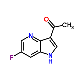 1-(6-Fluoro-1H-pyrrolo[3,2-b]pyridin-3-yl)ethanone Structure