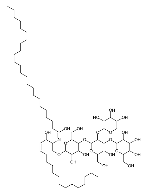 O-mannopyranosyl-(1-3)-O-xylopyranosyl-(1-2)-O-mannopyranosyl-(1-4)-O-glucopyranosyl-(1-1)-2-N-tetracosanoylsphingenine picture