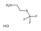 2-[(Trifluoromethyl)sulfanyl]ethanamine hydrochloride (1:1)结构式