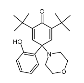 2,6-di(tert-butyl)-4-morpholino-4-(2-hydroxyphenyl)cyclohexa-2,5-dione Structure