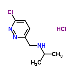 N-[(6-Chloro-3-pyridazinyl)methyl]-2-propanamine hydrochloride (1:1)结构式