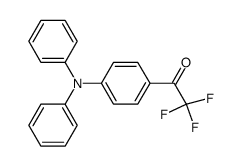 diphenyl(4-trifluoroacetylphenyl)amine Structure