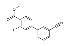 3-氰基-3-氟-[1,1-联苯]-4-羧酸甲酯结构式