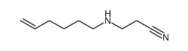 3-(di-5-hexenyl)aminopropionitrile结构式