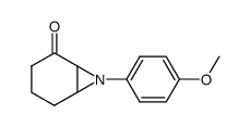 (±)-7-(4-methoxyphenyl)-7-azabicyclo[4.1.0]heptan-2-one结构式