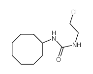 1-(2-chloroethyl)-3-cyclooctyl-urea结构式