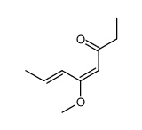 4-methoxy-2(E),4(E)-octadien-6-one结构式