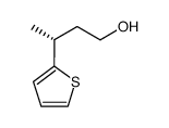 (-)-(R)-3-(thien-2-yl)butan-1-ol Structure