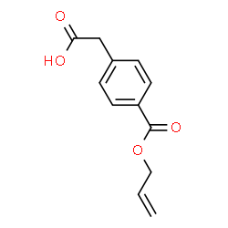 Benzeneacetic acid, 4-[(2-propenyloxy)carbonyl]- (9CI)结构式