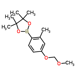 2-Methyl-4-(methoxymethoxy)phenylboronic acid pinacol ester structure