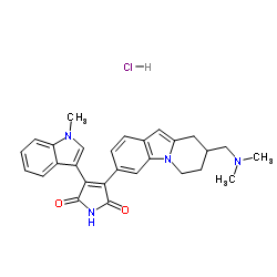 Bisindolylmaleimide XI hydrochloride Structure