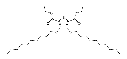 diethyl 3,4-bis(decyloxy)thiophene-2,5-dicarboxylate Structure