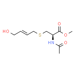 N-Acetyl-S-(4-hydroxy-2-buten-1-yl)- Structure