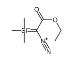 2-diazonio-1-ethoxy-2-trimethylsilylethenolate Structure