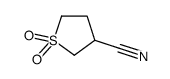 Tetrahydro-3-thiophenecarbonitrile 1,1-dioxide structure