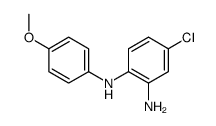 4-Chloro-N-(4-methoxyphenyl)-1,2-benzenediamine结构式