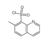 7-甲基喹啉-8-磺酰氯结构式