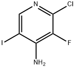 2-chloro-3-fluoro-5-iodopyridin-4-amine structure