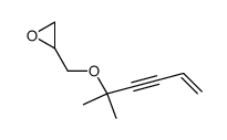 [[(1,1-dimethylpent-4-en-2-ynyl)oxy]methyl]oxirane Structure