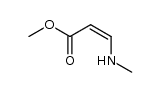 methyl ester of β-(methylamino)acrylic acid结构式