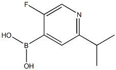 5-Fluoro-2-(iso-propyl)pyridine-4-boronic acid structure