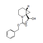 (1S,6R)-2-Cbz-2-氮杂双环[4.1.0]庚烷-1-甲酸结构式