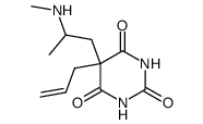 5-allyl-5-(2-methylamino-propyl)-pyrimidine-2,4,6-trione Structure