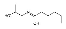 N-(2-hydroxypropyl)hexanamide structure