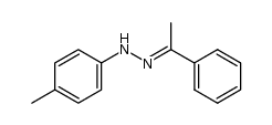 1-(1-phenylethylidene)-2-(p-tolyl)hydrazine Structure