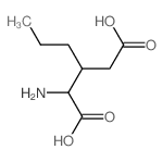 Glutamic acid,3-propyl- Structure