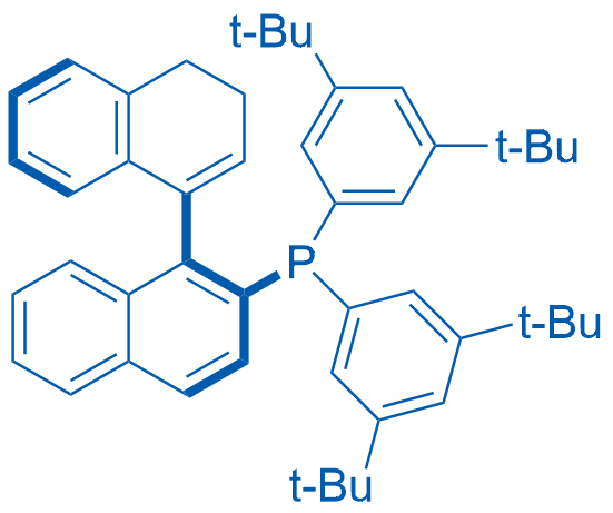 (R)-双(3,5-二叔丁基苯基)(3',4'-二氢-[1,1'-联萘]-2-基)膦结构式