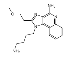 4-(4-amino-2-(2-methoxyethyl)-1H-imidazo[4,5-c]quinolin-1-yl)butaneamine Structure