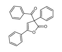 3-benzoyl-3,5-diphenyl-2(3H)-furanone结构式