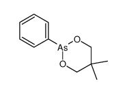 5,5-dimethyl-2-phenyl-[1,3,2]dioxarsinane Structure