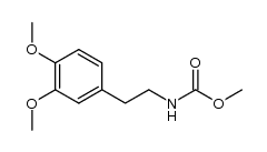 [2-(3,4-dimethoxy-phenyl)-ethyl]-carbamic acid methyl ester Structure