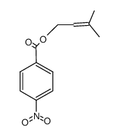 3-methylbut-2-enyl 4-nitrobenzoate Structure