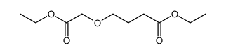 ethyl 4-((ethoxycarbonyl)methoxy)butanoate structure