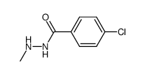 1-(4-chlorobenzoyl)-2-methylhydrazine结构式