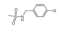 N-(4-chloro-benzyl)-methanesulfonamide Structure